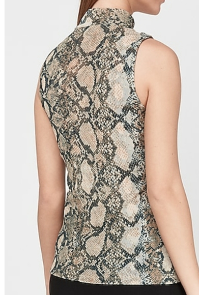 Snakeskin Print Top - Picture 2 of 2